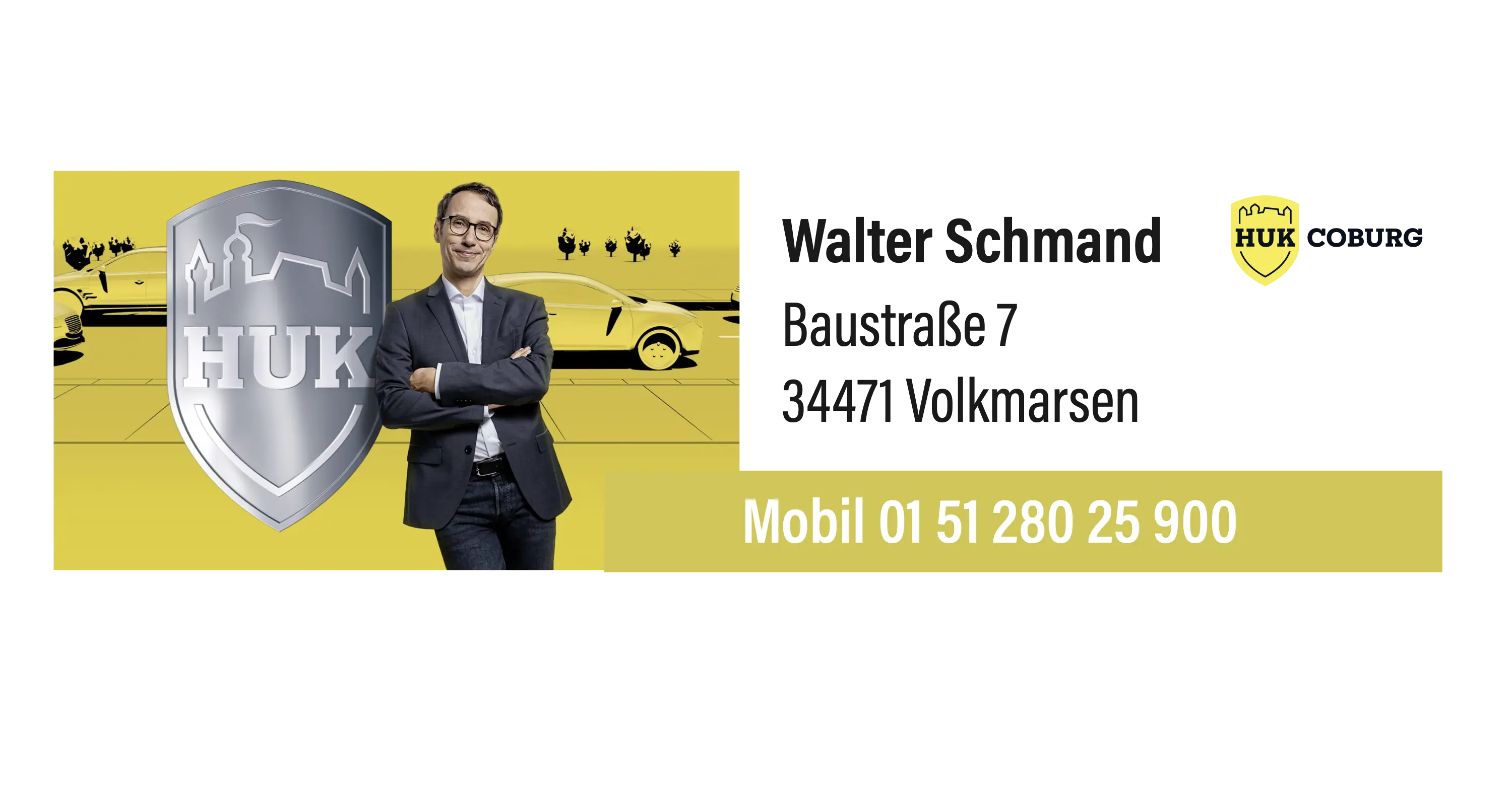 Logo HUK Coburg Walter Schmand